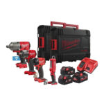 Setul Milwaukee 3 Pistoale Impact M18 și lanterna M18 oferă performanță de vârf și fiabilitate într-un pachet convenabil la Toolsboxservices
