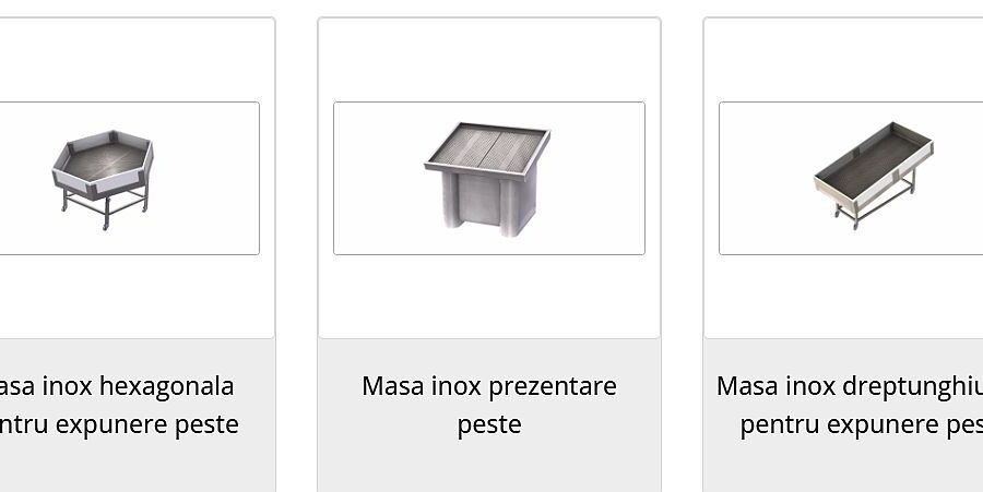 De la general la particular: cateva exemple de modele de masa inox!
